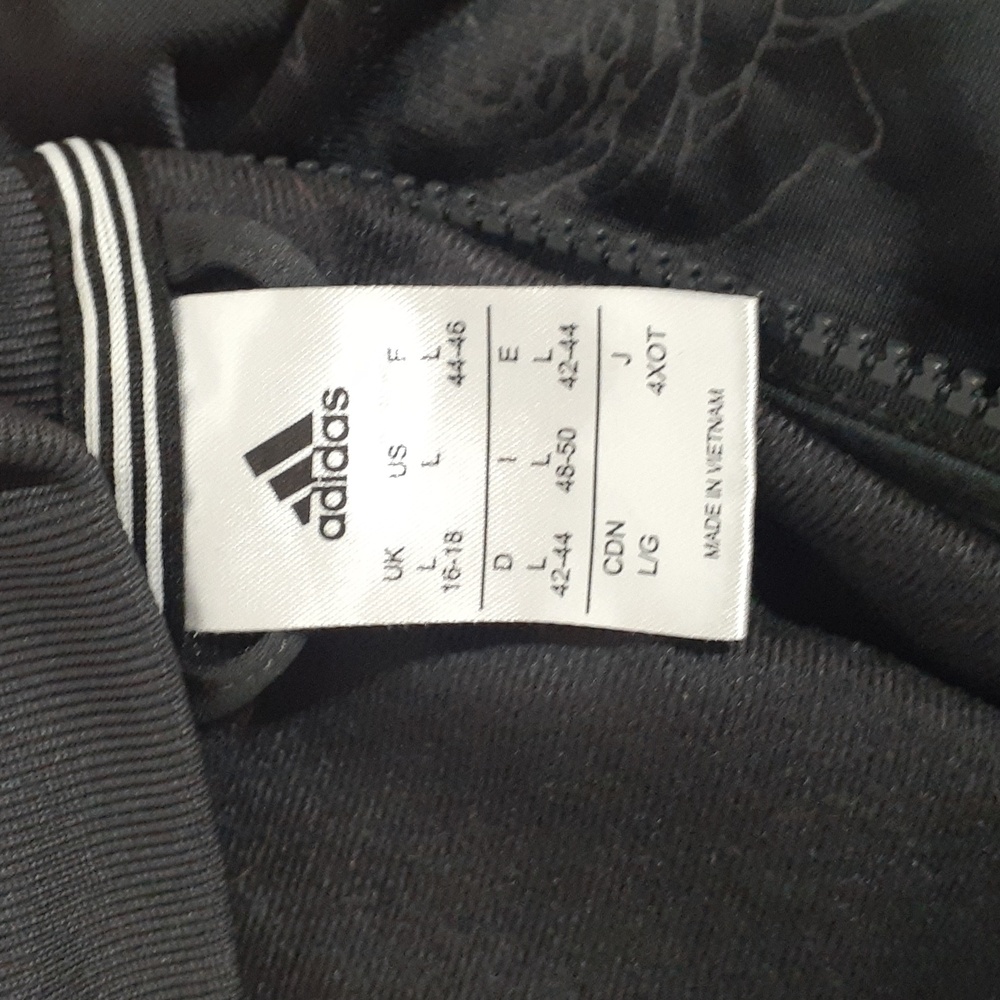 Women's Adidas Black and Pink Jacket - Picture 10 of 10